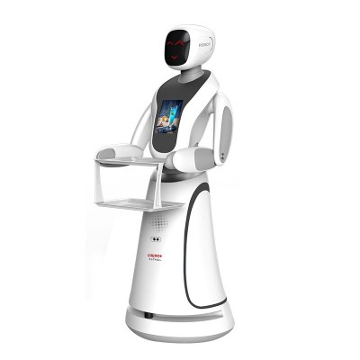 艾米送餐智能机器人餐厅火锅酒店传菜上菜端菜全自动送水服务员图5