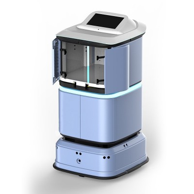 酒店服务机器人前台自主迎宾智能接待商用讲解展厅自动送物送餐图5