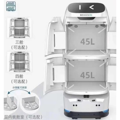 送物送乘智能打电话加密外卖送货送餐W3S酒店出租电梯机器人图3