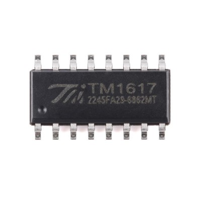 TM1617(TA1323C)新版本 SOP-16 带键盘扫描接口LED驱动控制IC图4