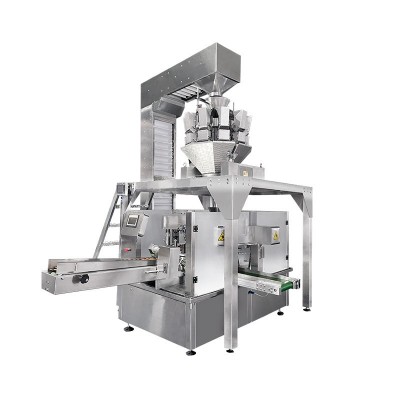 佛山八工位干燥剂旋转给袋机全自动定量称重颗粒给袋式包装机图5