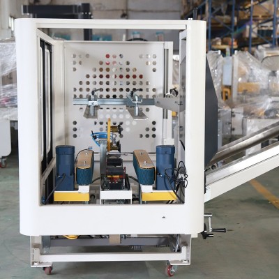 豫忻展 立式开箱机 电商纸箱封底机 成型流水线胶带封底厂家直供图4