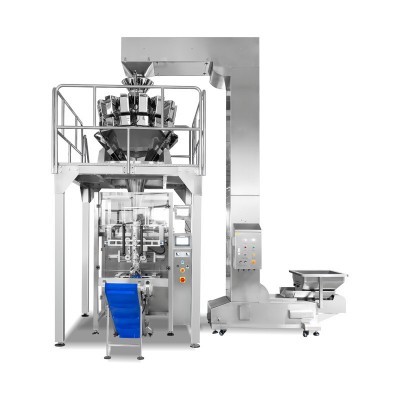 膨化食品虾条薯条包装设备 薯片零食充氮气封口机 食品定量分装机图5