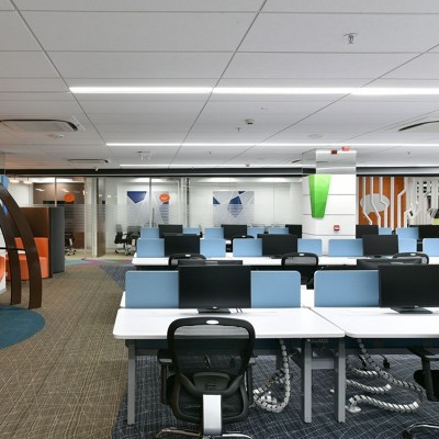 畅腾电动升降桌 双人对向 升降办公桌 四脚同步 升降办公电脑桌图3