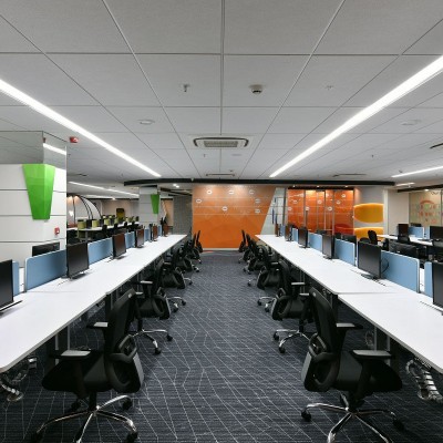 畅腾电动升降桌 双人对向 升降办公桌 四脚同步 升降办公电脑桌图2