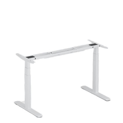 畅腾交易员电动升降桌双电机程序员加宽办公桌支持多屏承重职员桌图5