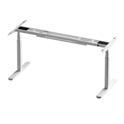 正装椭圆智能升降桌电动站立式手摇办公桌一体家用工作台升降桌腿图4