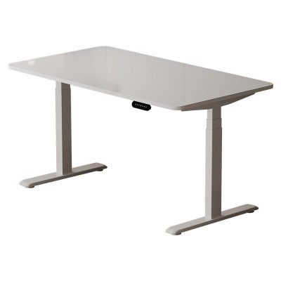 双电机电动升降桌站立式正装电脑桌台式家用可调节书桌升降工作台图5