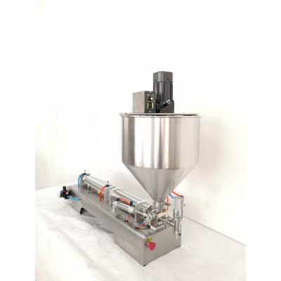 联腾牌 卧式气动搅拌酱料灌装机 豆瓣酱灌装机 浓浆灌装机图5