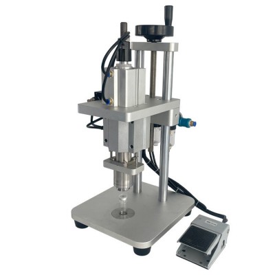 全气动西林瓶轧盖机半自动口服液冻干粉锁口机小型香水瓶封盖机图5