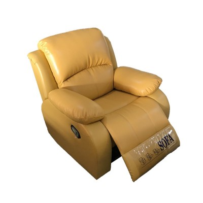 工厂批发客厅现代休闲电动功能单人沙发可躺会所皮制沐足沙发图5