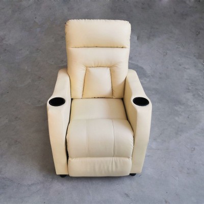 厂家批发影厅影吧可躺单人位皮制小沙发多功能迷你型家庭影院沙发图2