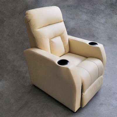 厂家批发影厅影吧可躺单人位皮制小沙发多功能迷你型家庭影院沙发图3