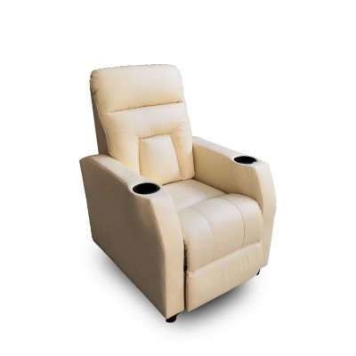 厂家批发影厅影吧可躺单人位皮制小沙发多功能迷你型家庭影院沙发图5