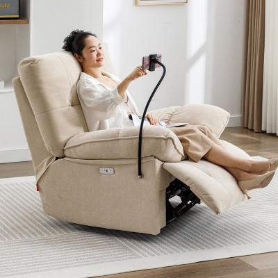 太空舱头等懒人沙发云朵可摇可转多功能电动布艺单人客厅卧室阳台