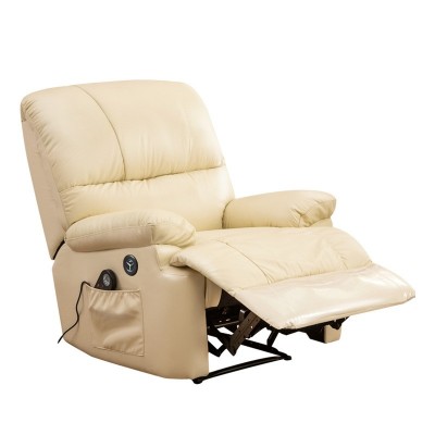 电动头等太空舱沙发多功能真皮按摩躺椅家庭影院可躺美甲智能单人图5