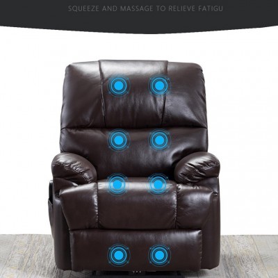 电动头等太空舱沙发多功能真皮按摩躺椅家庭影院可躺美甲智能单人图4