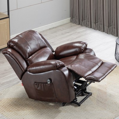 老人助站沙发孕妇躺椅头等太空舱沙发单人电动功能真皮布艺可升降图3