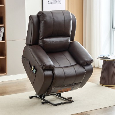 老人助站沙发孕妇躺椅头等太空舱沙发单人电动功能真皮布艺可升降图2