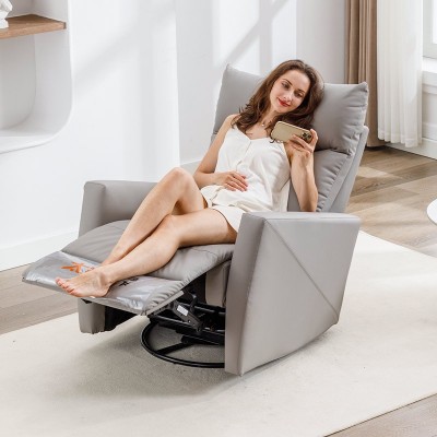 头等太空舱沙发单人摇科技布艺美甲美睫美足懒人电动多功能电脑椅图4