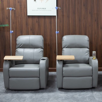 输液椅子单人医院点滴椅头等太空舱沙发高档豪华躺椅配桌板点滴椅图2