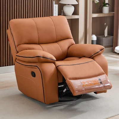 头等太空舱沙发椅单人懒人客厅休闲可躺摇椅电动功能轻奢真皮现代图2