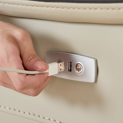 头等太空舱沙发椅单人懒人客厅休闲可躺摇椅电动功能轻奢真皮现代图4