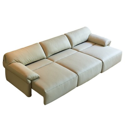 功能沙发定制头层牛皮真皮沙发别墅高级感意式轻奢家用功能沙发图5