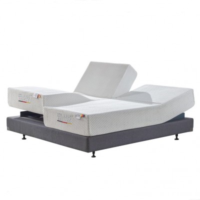 电动床工厂多功能按摩智能床分体电动床垫卧室可定制加宽乳胶图5