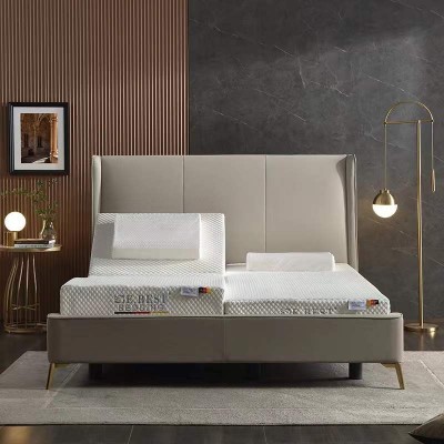 电动床工厂多功能按摩智能床分体电动床垫卧室可定制加宽乳胶