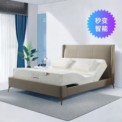 一键止鼾电动床垫卧室双人按摩电动床闹钟唤醒智能高端床智能升降图3