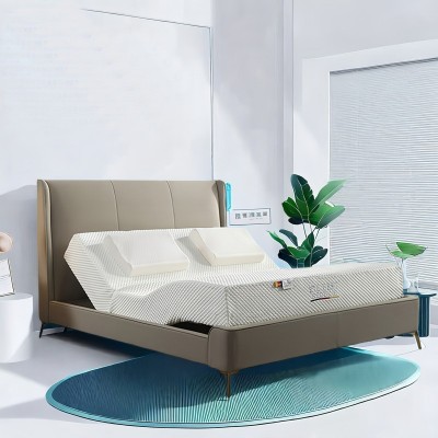 一键止鼾电动床垫卧室双人按摩电动床闹钟唤醒智能高端床智能升降