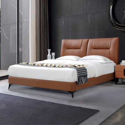 智能床配套床框专拍链接单拍不发货卧室头层牛皮床架意式双人床