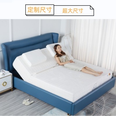 定制尺寸电动床2米2加大智能床垫按摩AI升降床马来西亚乳胶智能床
