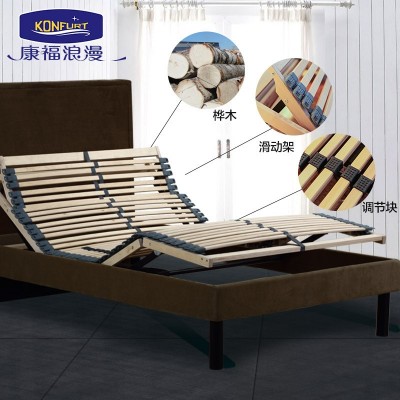 工厂批发电动智能排骨架床铁艺床商用调节升降月子中心酒店养老院图3