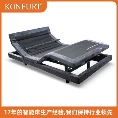 四电机带围框顶腰升降电动床按摩多功能智能床架护理床静音护腰图2