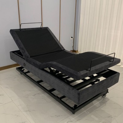 养老院老人起床辅助器病人孕妇护理床升降床垫可加护栏电动多功能图2