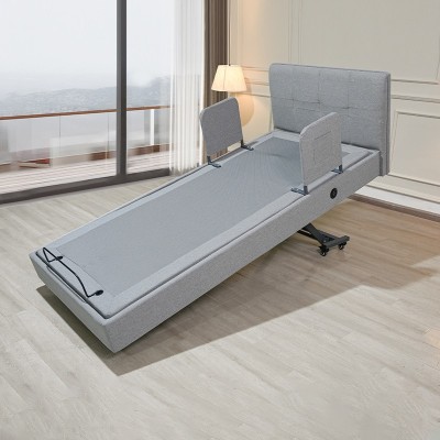 现代简约升降倾斜护理床多功能可移动电动护理床架家居康养电动床图3