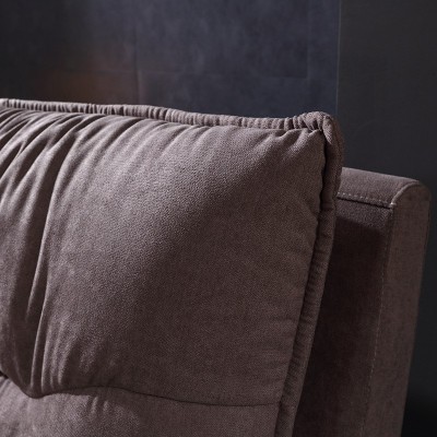 北欧布艺床主卧现代简约双人床1.8米小户型榻榻米婚床1.5米软包床图4