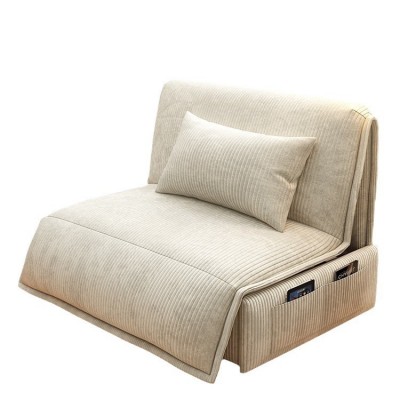 智能电动科技布沙发床两用可折叠小户型多功能卧室客厅办公室单人图5