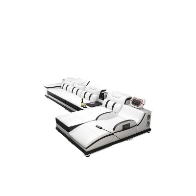 智能按摩真皮沙发组合现代客厅大小户型多功能转角多人位电动沙发图4