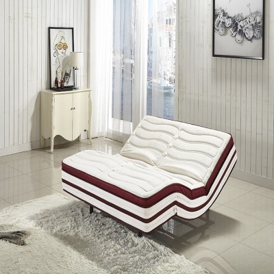 欧式风电动智能1.8米婚床1.5米全自动升降软床主卧记忆棉乳胶床垫图3