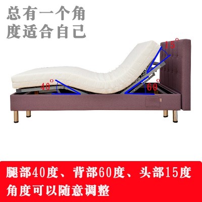 舒诗梦电动床智能床升降床酒店用床老人用单人床调节可调节角度图3