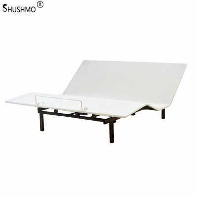 舒诗梦智能电动床升降厂家直销可折叠亚马逊专供酒店月子中心床板