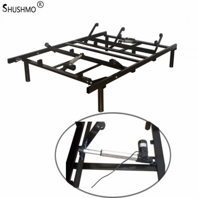 舒诗梦智能电动床升降厂家直销可折叠亚马逊专供酒店月子中心床板图4