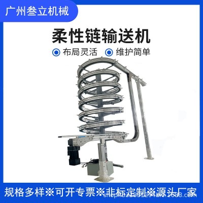 螺旋升降输送机食品糕点冷却暂存输送带送料机上下楼层垂直螺旋塔图3