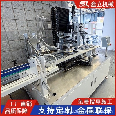 纸罐纸筒纸桶全自动生产线设备弯边机卷边机放底片机打胶机一体机图2