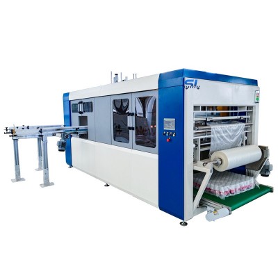 源头厂家半自动塑料空瓶装袋机打包机PET塑料瓶套袋机易拉罐图5