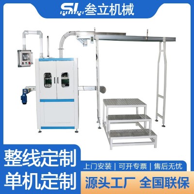 半自动塑料瓶压提环机酱油瓶厂自动化连线压提手设备瓶子扣提手机图4