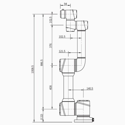 AUBO-C5遨博机器人协作机器人系列 小巧轻便 应用广泛 可议价图4